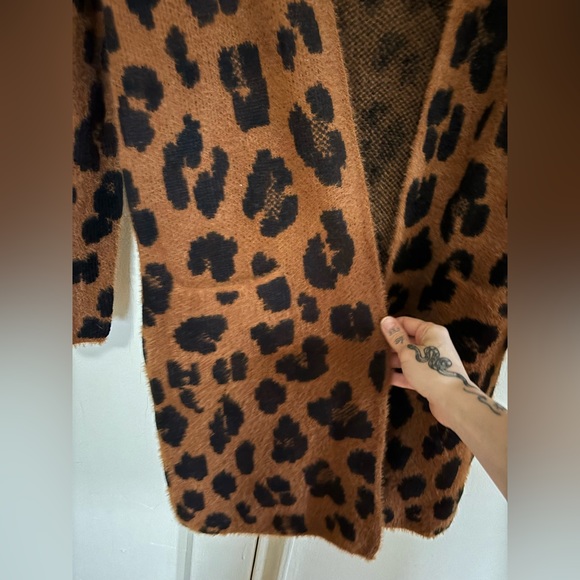 Nine West Leopard Print Cardigan - Picture 3 of 5